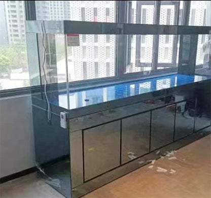 Wholesale Indoor Fish Custom Glass Aquarium Large Freshwater And Saltwater Fish Tank Full Set Frameless Fish Tank