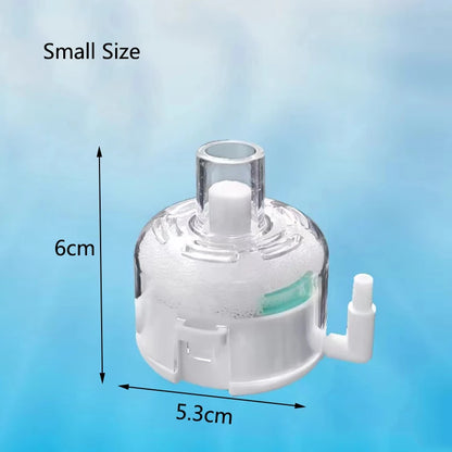 Round Aquarium Fish Tank Filter Transparent Biochemical Sponge Filter Aquarium Water biological Filter Submersible Water Pump