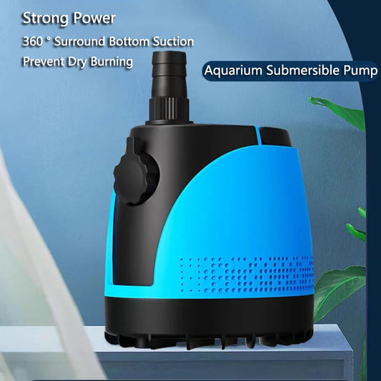 5W Bottom Suction Water Pump Aquarium 220V-240V Ultra-Quiet Submersible Pump For Water Cycle and Pumping of the Fish Tank