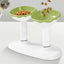 Cat Dishes For Food And Water Height Adjustable Pets Water And Food Bowl Set Large Capacity Cat Food Feeder And Waterer Set For