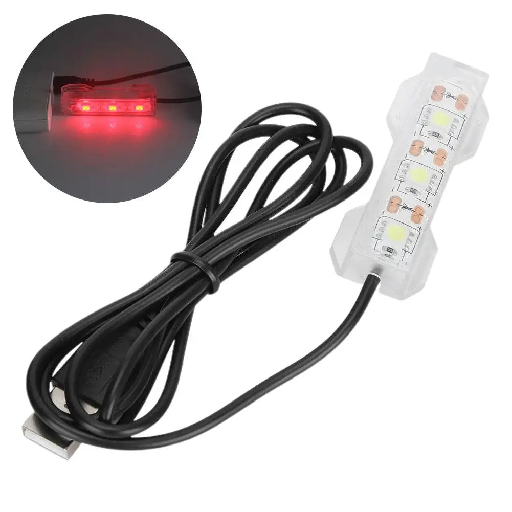 Small Aquarium Light Split USB Monochrome Light 5V Voltage Lightweight Portable Low Aquarium Supply Power Light Y8Q9