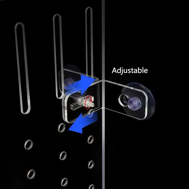Transparent Acrylic Fish Tank Isolation Board Aquarium Grid Separation Separator Portable Water Supply Acrylic Divider Terrarium