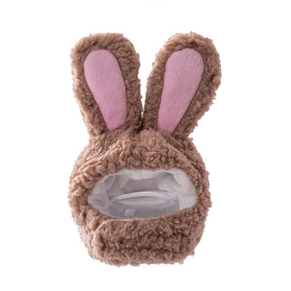 Plush Rabbit Ears Pet Dog Accessories Cosplay Cat Hat Winter Lovely New Year Christmas Puppy Headgear Soft Velvet Pet Supplies