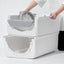 New Large Semi-automatic cat sand basi Cat Toilet  Cat Litter Box Pet Waste Collection Device