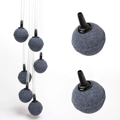 1Pcs 2cm/3cm/4cm/5cm Aquarium Round Shape Air Bubble Stone Aeration Aerator Fish Tank Pump Hydroponic Oxygen Plate Accessories