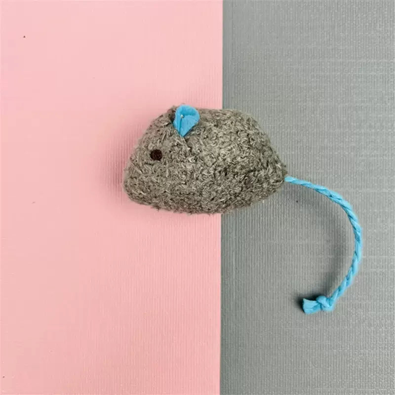 Pet Toy Mice Cats Catnip Toys Interactive Fun Plush Mouse Cat Toy For Kitten Colorful Cute Plush False Mouse Pet Cat Accessories