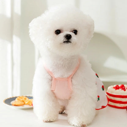 Summer Dog Dress for Small Dogs Luxury Dog Clothes Chihuahua French Bulldog Bichon Dog Costume Puppy Clothing Dog Vest Pet Skirt