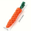 Pet carrot cotton rope toy, hand-woven tooth cleaning and teething resistant knotted rope, dog toy