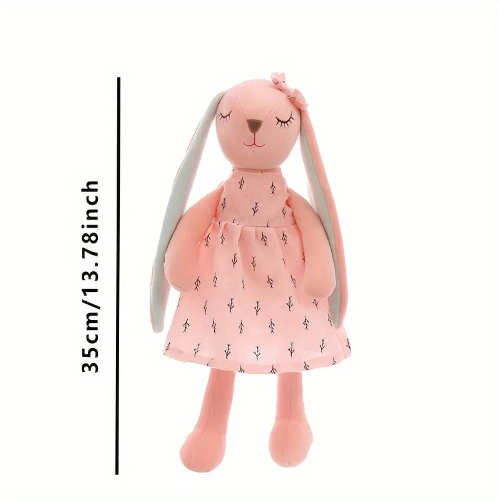 Adorable Stuffed Bunny Toy, Soft Plush Cat Toy, Huggable Cute Rabbit Toy, Pet Supplies
