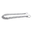 Chain Dog Training Choke Collar Adjustable Double Row Stainless Steel Chain Slip Collar Strong & Durable Dog Slip P Chain Collar