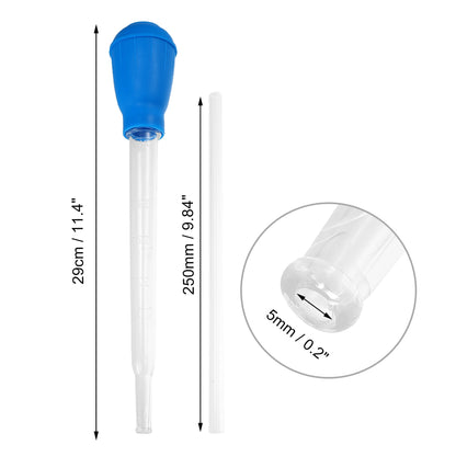 UXCELL Fish Tank Siphon Vacuum Cleaner Pet Feeding Tools Parts Set Aquarium Water Changer Lengthen Pipettes Cleaning Accessories