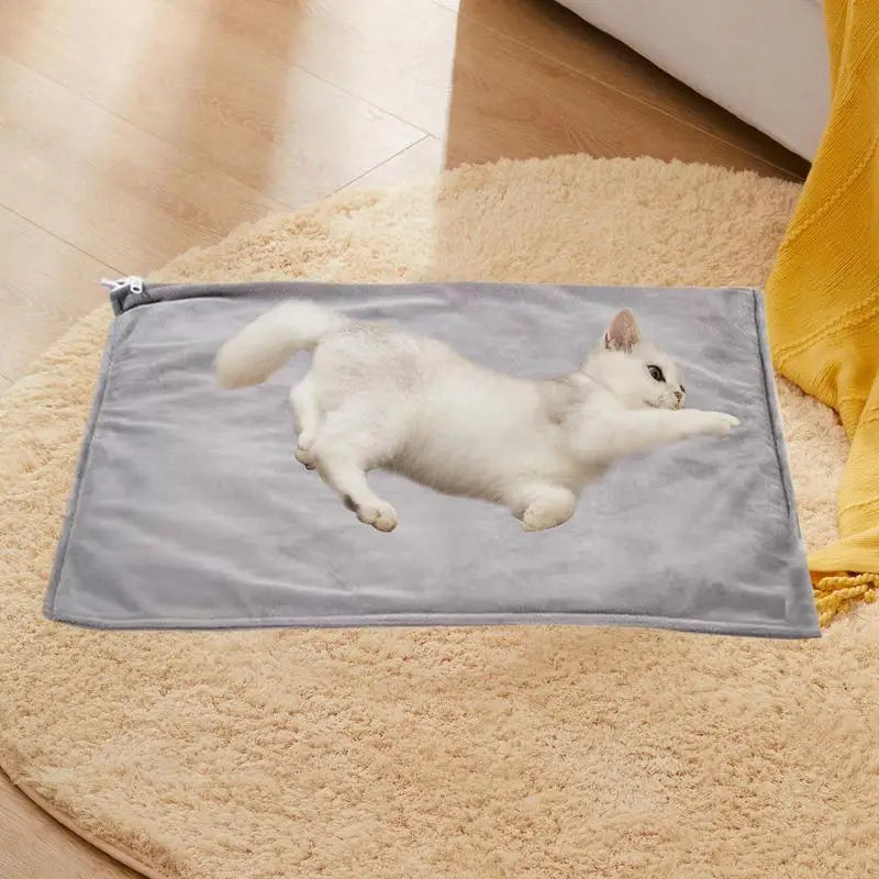 Pet Heating Pad Electric Heated Bed for Dog Indoor Pet Warming Mat with Adjustable Temperature Cat Electric Pads for Home Dorm