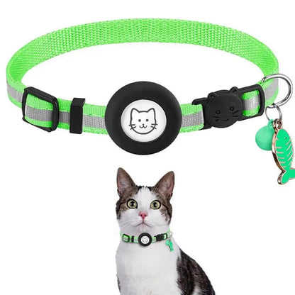 Small Dog Collar Adjustable Dog Collar with Safety Buckle Pet Luminous Collar for Night Walking Pet Nest Wearing for Dogs Cats