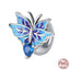 Fit Pandora 925 Original Bracelet 925 Silver Plate Flower Bird Series Charms Beads For Women Fashion DIY Jewelry Gifts Making