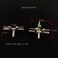 4 Ways 4mm Stainless Steel Aquarium Tank Air Pump Air Flow Tube Pipe Line Stainless Steel Control Valve Air Pump Accessories New