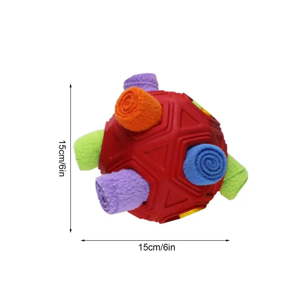 Dog Treat Hiding Toy Snuffle Ball Interactive Slow Feeder Treat Toy Slow Food Training Sniff Ball Dog Exquisite Comfortable