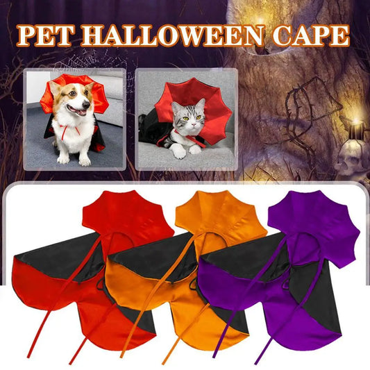 Pet Halloween Pet Costume Cape Hat Cat Dog Transformation Costume Christmas Dress Up Creative Holiday Atmosphere Decoration