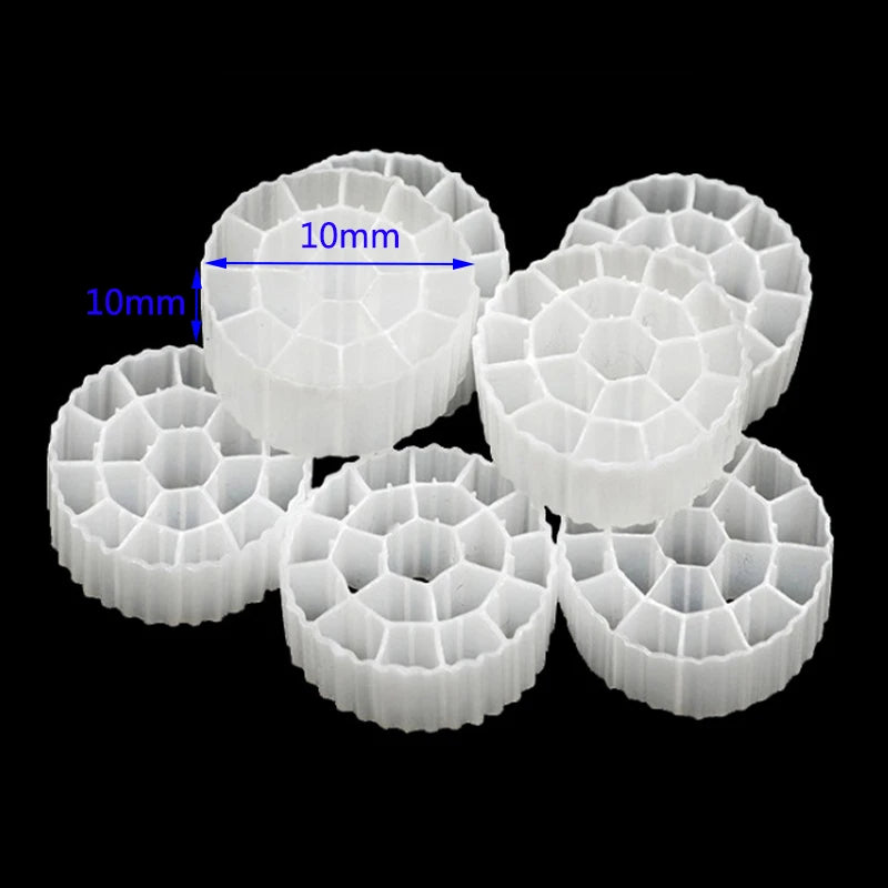 Aquarium Fish Tank Fluidized Moving Bed Filter Bubble Bio Media Filter Fish Tank Sponge With Sucker Air Stone And Sponge Filter