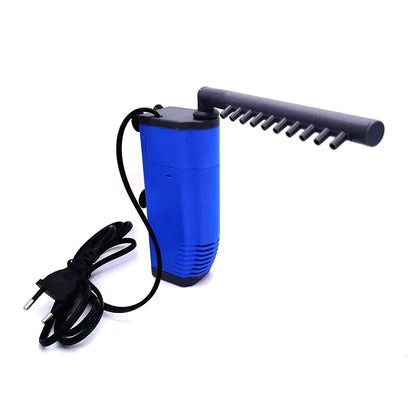 220V Aquarium Fish Tank Built-in Filter Aeration Water Purifier Internal Submersible Pump Oxygenation Filter Pump For Fish 3W