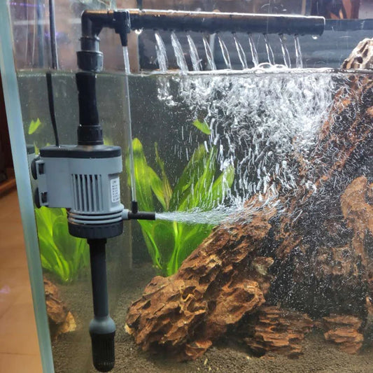 6W 3in1Fish Tank Water Pump Aquarium Filter 220V-240V Submersible Pump For Water Cycle and Pumping of the Fish Tank Rain Spray