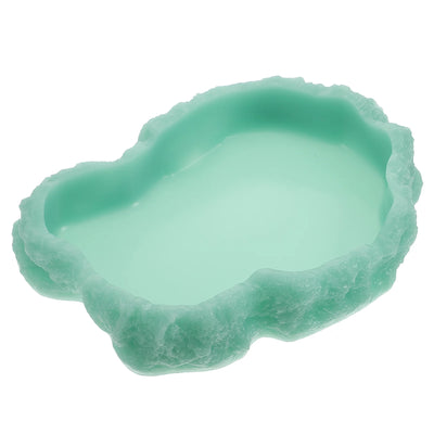 Luminous Water Bowl Reptile Feeding Dish Amphipod Turtle Feeder Pet Supplies Reptiles Incubator Shine Leopard Print