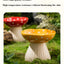 Mushroom Cat Bowl Cute Polka Dot Safe Ceramic Elevated Cat Feeder for Cats and Dogs Drinking Water Bowl Cat Feede Pet Supplies