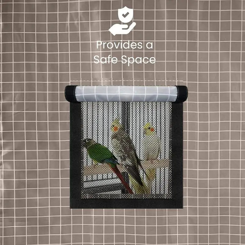 Large Universal Bird Cage Cover 51 X 38 X 23.5 Inch Pet Removable Durable Bird Cage Cover Protector Pet House Protection