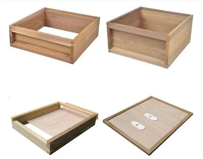Wholesale Beehive Kit Beekeeping Red Cedar Wood UK British Standard National Bee Hive and Frame with Foundation