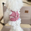 Plaid Dog Harness for Small Dogs, Lightweight Cotton Lace Puppy Harness Vest Dog Accessories Yorkie Chiwawa Beagle Pet Supplies