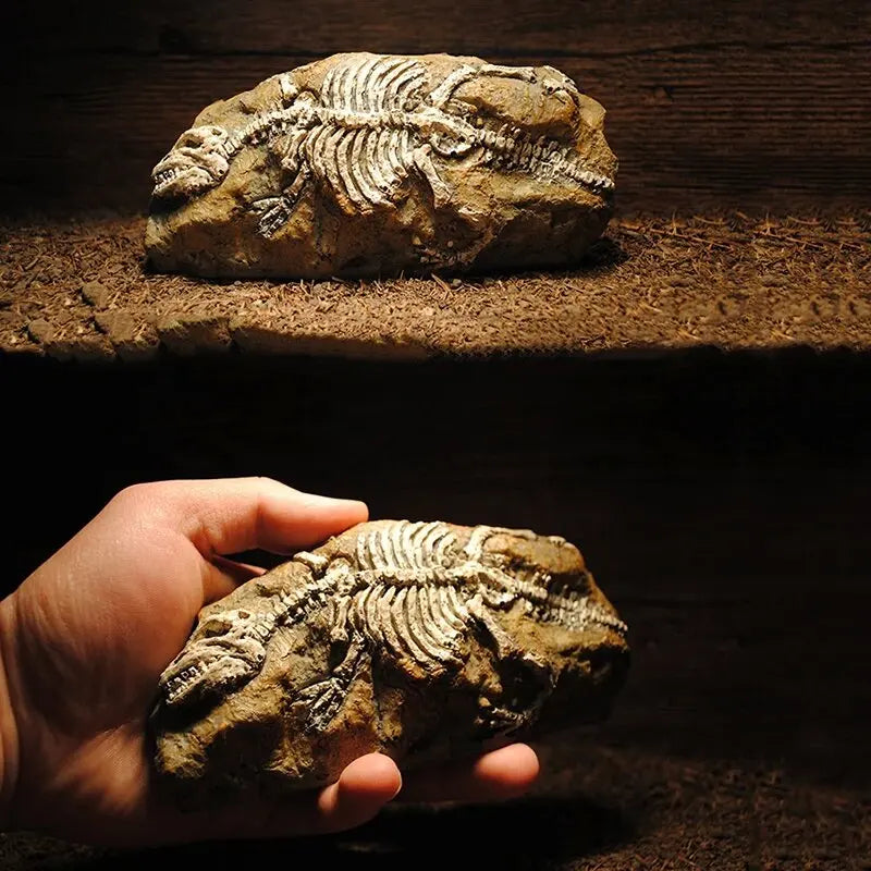 Aquarium Decorations Resin Fossil Artificial Fish Tank Ornament Shrimps Small Fish Reptile Aquarium Shelter Landscape Decor New