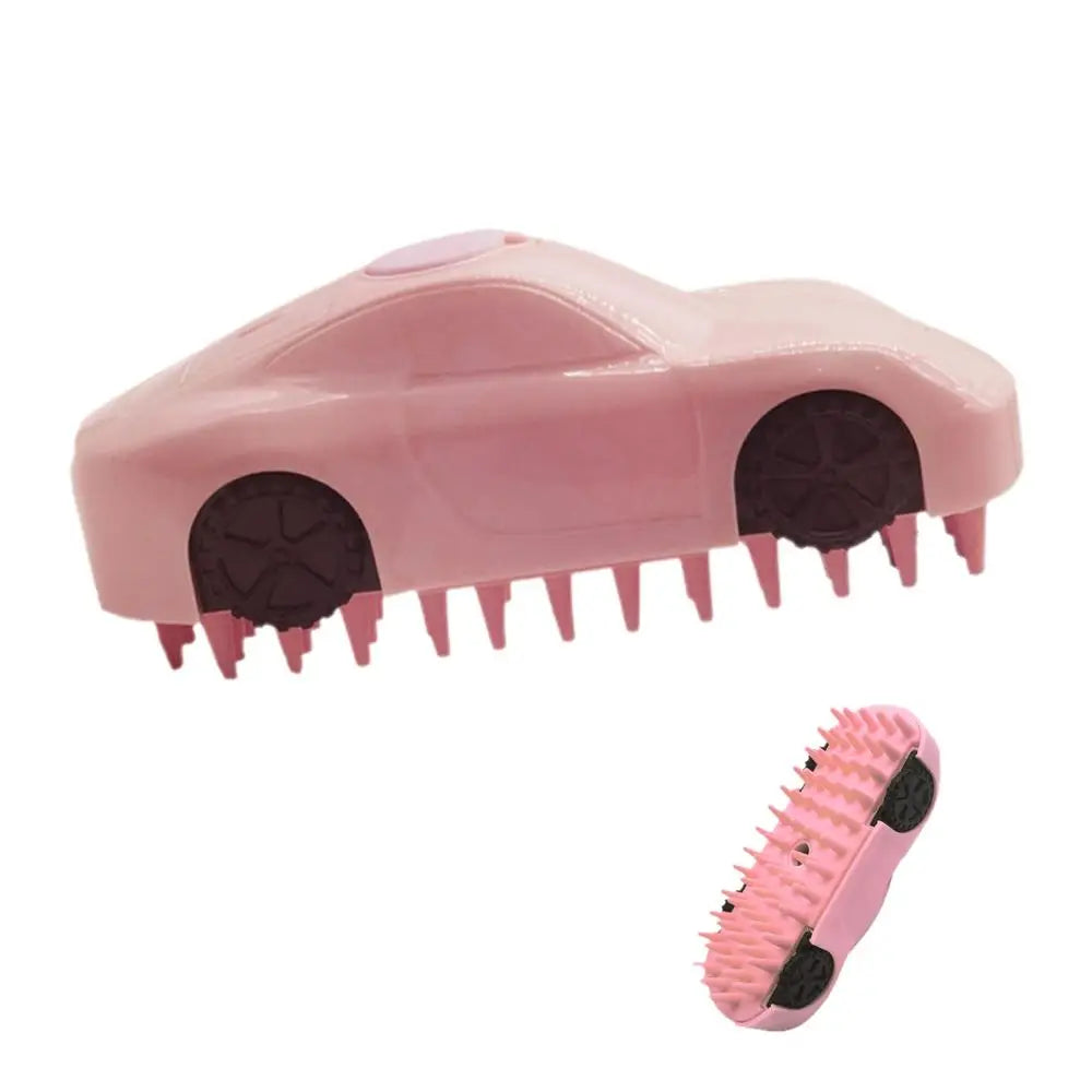 Cat Steam Brush 3 in 1 Car Shape One-Button Spray Cat Grooming Brush with Steam Dog Brushes for Removing Tangled and Loose Hair