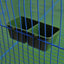 Bird Feeder For Cage 2 In 1 Parrot Cage Food And Water Bowl Double Groove Bird Food Bowl For Cage For Hold Food Water Universal