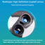 Binoculars 10X25 HD Mini Portable Telescope BAK4 FMC Coated Telescope Outdoor Bird Watching Hunting Travel Camping Ball Game