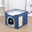 Cats Bed for Winter Halloween Houses Warm Accessory Beds Cushions Pet Accessories Dog Mat Goods All Basket Things Habitats House
