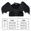 Cool Wings Black Bat Creative Pet Dog Clothes Halloween Transformation Costume Suitable For Festivals And Parties Dog Dress Up