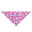 Cartoon Food Print Triangle Dog Collar Bandana Polyester Fade Resistant Pet Accessories Neck Scarf Small Dog Pet Supplies New