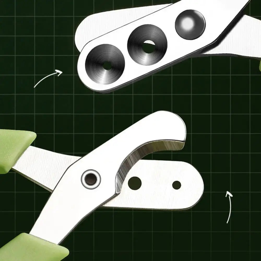 Professional Dog Nail Clippers Puppy Nail Clippers Trimmer Dog Nail Trimmers Grooming Tools Cat Nail Trimmer with Round Holes