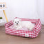 Dog Beds for Small Dogs Plaid Bed Pet Supplies Accessory Sofa Cushions Big Large Puppy Accessories Blanket Cats Baskets Pets Mat