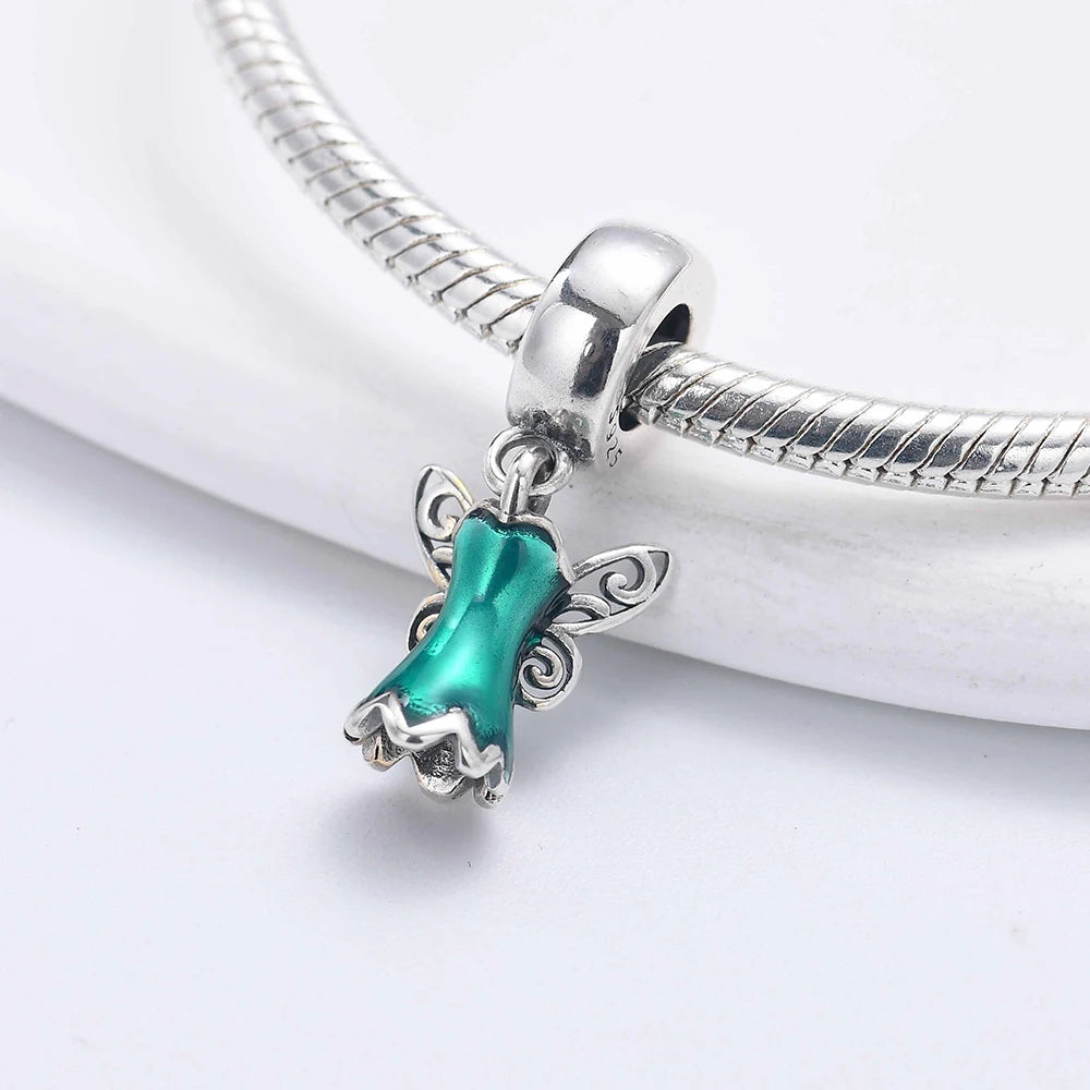 New 925 Silvering Disney Cute Bird Tiger Duck Dog Rabbit Salamander Charm Bead fit Original Bracelet Trinket DIY Women Jewelry