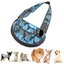 Dog Cat Sling Carrier Breathable Crossbody Puppy Carrying Purse Bag Thick Padded Adjustable Shoulder Strap Sling Bag Carrier For