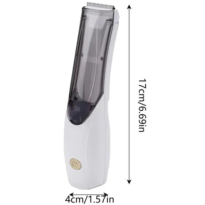 Pet Hair Clipper With Suction USB 3-Speed Vacuum Dog Shaver 1500mAh Rechargeable Low Noise Electric Dog Groomer For Cats