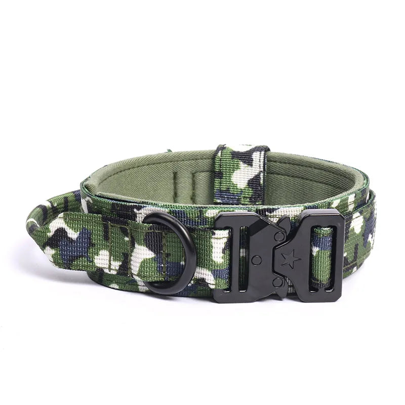 Doberman Pinscher Big Dog Collar and Leash Outdoor Train Pet Collars for Medium Large Dogs German Shepherd mascotas Accessories