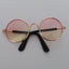 Cute Vintage Round Cat Sunglasses Pet Photos Props Reflection Eyewear Glasses for  Cats Small Dog Pet Dog Cat Accessories