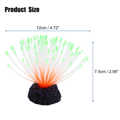 UXCELL Silicone Luminous Plants Glowing Simulation Coral Aquarium Artificial Fluorescence Deco Ornament Fish Tank Accessories