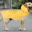 Pet Dog Rainwear Raincoat Dogs Pet Hooded Waterproof Jacket Clothes Rain Poncho  Pet Clothes Jumpsuit Water Resistant Clothes