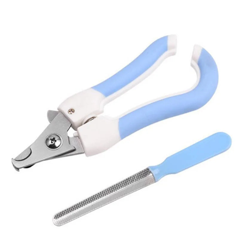 Dog&Cat Pets Nail Clippers and Trimmers with Safety Guard Avoid Over Cutting Nail File Razor Sharp Blade for Large Small Animal