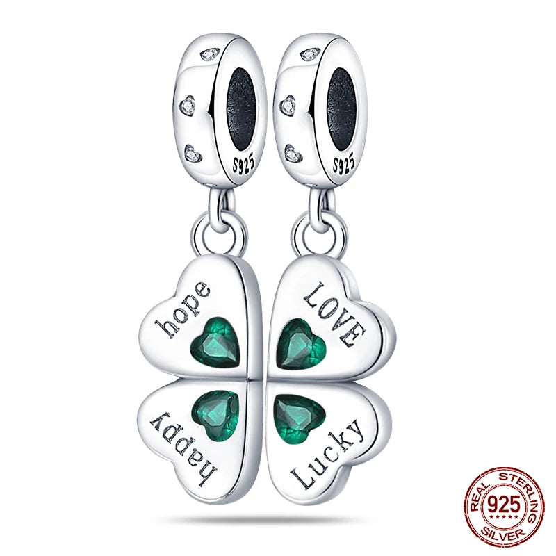 Fit Pandora 925 Original Bracelet 925 Silver Plate Flower Bird Series Charms Beads For Women Fashion DIY Jewelry Gifts Making