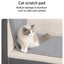 Trimmable Self-Adhesive Cat Scratch Mat – Protect Your Furniture and Walls from Scratching with This Easy-to-Use Solution