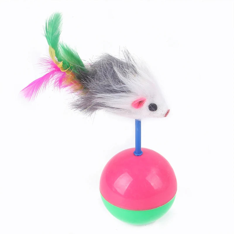 Cat Toys Cat Kitten Play Tunnel  Mouse Shape Balls Foldable  Chat Funny Cat Tent Mouse Supplies Simulation Fish