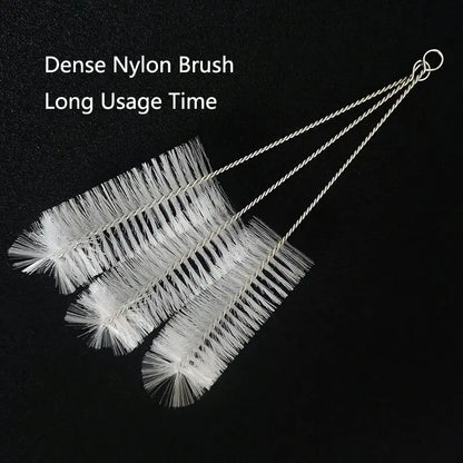 Nylon Aquarium Brush Tube Pipe Filter Cleaning Brushes Stainless Steel Water Filter Hose Flexible Aquarium Cleaner Accessories